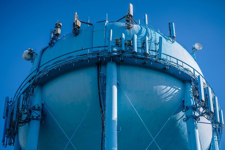 Outdoor industrial tank